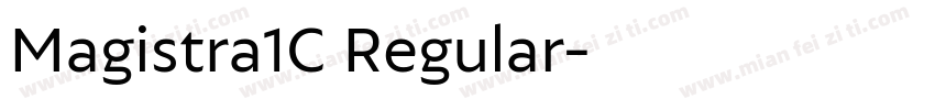 Magistra1C Regular字体转换